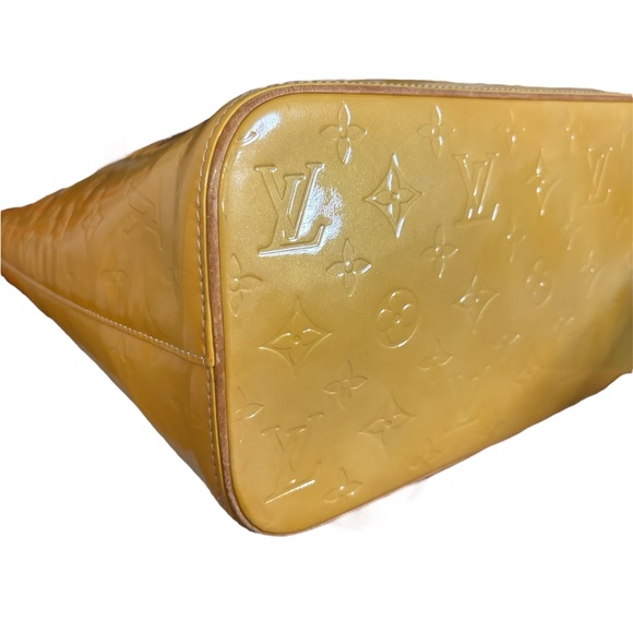 LOUIS VUITTON Vernis Houston Yellow/Gold Bag - Picture 9 of 16